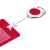 Чехол для пропуска с ретрактором Dorset, красный, Цвет: красный, Размер: чехол: 6, изображение 3