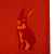 Плед Stereo Bunny, красный, Цвет: красный, изображение 4