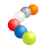 Антистресс-мяч Mash, серебристый, Цвет: серебристый, изображение 3