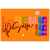 Наклейка тканевая Lunga, L,оранжевый неон, Цвет: оранжевый, изображение 2