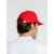 Бейсболка Classic, красная с белым кантом, Цвет: белый, красный, изображение 7