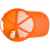 Бейсболка Canopy, оранжевая с белым кантом, Цвет: белый, оранжевый, изображение 3