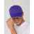 Бейсболка Canopy, фиолетовая с белым кантом, Цвет: белый, фиолетовый, изображение 6