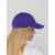 Бейсболка Canopy, фиолетовая с белым кантом, Цвет: белый, фиолетовый, изображение 9