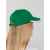 Бейсболка Honor, зеленая с белым кантом, Цвет: белый, зеленый, изображение 8