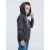 Толстовка с капюшоном детская Kirenga Kids, темно-серая (графит), 6 лет, Цвет: серый, графит, Размер: 6 лет (106-116 см), изображение 8