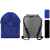 Набор Campani, ярко-синий, Цвет: синий, Размер: рюкзак: 34,5х48 см, изображение 2