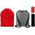 Набор Campani, красный, Цвет: красный, Размер: рюкзак: 34,5х48 см, изображение 2