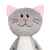 Мягкая игрушка Beastie Toys, котик с белым шарфом, изображение 3