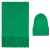 Шапка Flette, зеленая, Цвет: зеленый, изображение 4