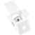 Елочный шар Finery Gloss, 8 см, глянцевый серебристый, Цвет: серебристый, изображение 4