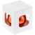 Елочный шар Finery Gloss, 8 см, глянцевый красный, Цвет: красный, изображение 2