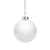 Елочный шар Finery Gloss, 8 см, глянцевый белый, Цвет: белый, изображение 5