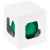 Елочный шар Finery Matt, 8 см, матовый зеленый, Цвет: зеленый, изображение 2