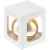 Елочный шар Finery Gloss, 10 см, глянцевый золотистый, Цвет: золотистый, изображение 3