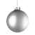 Елочный шар Finery Matt, 10 см, матовый серебристый, Цвет: серебристый, изображение 2