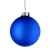 Елочный шар Finery Matt, 10 см, матовый синий, Цвет: синий, изображение 2