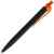 Ручка шариковая Prodir QS01 PRT-P Soft Touch, черная с оранжевым, изображение 2
