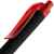 Ручка шариковая Prodir QS01 PRT-P Soft Touch, черная с красным, изображение 5