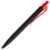 Ручка шариковая Prodir QS01 PRT-P Soft Touch, черная с красным, изображение 3