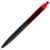 Ручка шариковая Prodir QS01 PRT-P Soft Touch, черная с красным, изображение 4