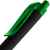 Ручка шариковая Prodir QS01 PRT-P Soft Touch, черная с зеленым, изображение 5