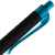 Ручка шариковая Prodir QS01 PRT-P Soft Touch, черная с голубым, изображение 6