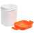 Ланчбокс для снеков Lunch Crunch, белый с оранжевым, Цвет: белый, оранжевый, Объем: 350, изображение 2