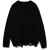 Джемпер оверсайз унисекс Grunge в сумке, черный, размер S/M, Цвет: черный, Размер: S/M, изображение 2