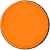 Лейбл из ПВХ с липучкой Menteqo Round, оранжевый неон, Цвет: оранжевый, изображение 2