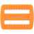Пряжка — регулятор ремня Fermo, оранжевый неон, Цвет: оранжевый, изображение 2
