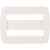 Пряжка — регулятор ремня Fermo, белая, Цвет: белый, изображение 2