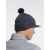 Вязаная шапка с козырьком Peaky, серая (антрацит), Цвет: серый, антрацит, изображение 9