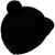 Вязаная шапка с козырьком Peaky, черная, Цвет: черный, изображение 3