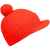 Вязаная шапка с козырьком Peaky, красная (кармин), Цвет: красный, изображение 2