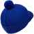 Вязаная шапка с козырьком Peaky, синяя (василек), Цвет: синий, изображение 3