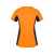 Спортивная футболка Shanghai женская, S, 6648CA22302S, Цвет: черный,неоновый оранжевый, Размер: S, изображение 2