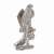 Скульптура 'Сокол на перчатке', серебристый, Цвет: серебристый