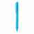 Ручка X9 с глянцевым корпусом и силиконовым грипом, Синий, Цвет: синий, Размер: , высота 14,3 см., диаметр 1,1 см.