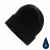 Шапка Impact из Polylana® AWARE™, Черный, Цвет: черный, Размер: , высота 21 см., диаметр 23,5 см.