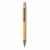 Тонкая бамбуковая ручка, Серый, Цвет: коричневый, серебряный, Размер: , высота 13,8 см., диаметр 1,1 см.