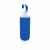 Стеклянная бутылка в силиконовом чехле, Синий, Цвет: синий, Размер: , высота 22,2 см., диаметр 7 см.