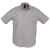 Рубашка мужская с коротким рукавом Brisbane серая, размер S, Цвет: серый, Размер: S