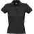 Рубашка поло женская People 210 черная, размер XXL, Цвет: черный, Размер: XXL