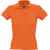 Рубашка поло женская People 210 оранжевая, размер XXL, Цвет: оранжевый, Размер: XXL