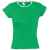 Футболка женская Moorea 170 ярко-зеленая с белой отделкой, размер M, Цвет: зеленый, Размер: M
