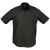 Рубашка мужская с коротким рукавом Brisbane черная, размер 4XL, Цвет: черный, Размер: 4XL