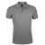Рубашка поло мужская Pasadena Men 200 с контрастной отделкой, серый меланж/оранжевый, размер S, Цвет: серый меланж, Размер: S
