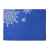 Декоративная салфетка «Снежинки», синяя, Цвет: синий, Размер: 41х56 см