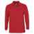 Рубашка поло мужская с длинным рукавом Winter II 210 красная, размер S, Цвет: красный, Размер: S
